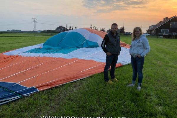 Prive ballonvaart van Lunteren naar Spakenburg